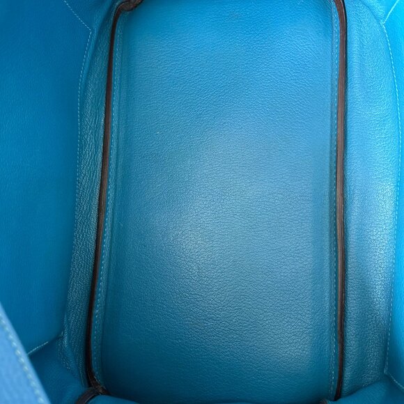 Hermes Blue Togo Birkin 35 - Picture 6 of 8